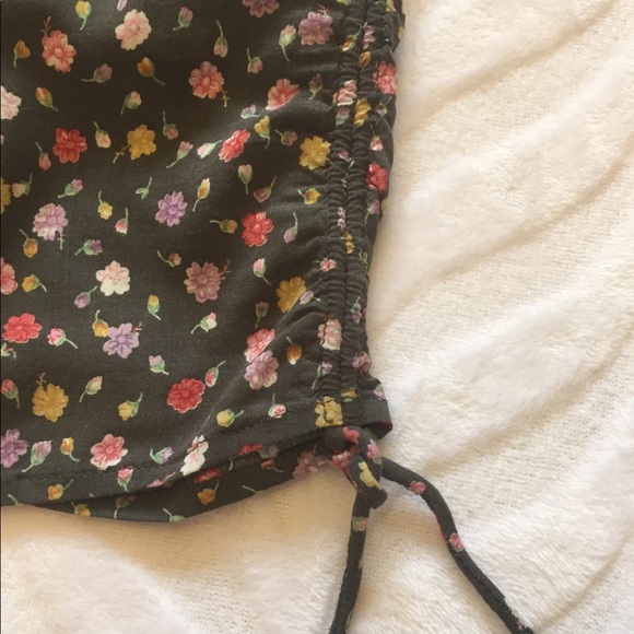 Gap Floral Dress Grey Sleeveless Size X-small Sundress - Picture 4 of 9